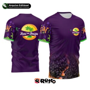 Camiseta para açaiteria - Tucuruí - Estúdio Retro