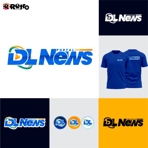LOGOTIPO DL NEWS - ESTÚDIO RETRO
