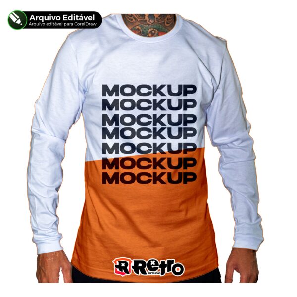 Mockup Camisa manga longa - Estúdio Retro