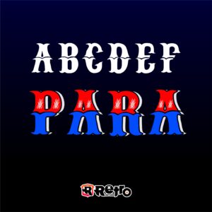 Maniva - Fonte abridor de letras - Estúdio Retro