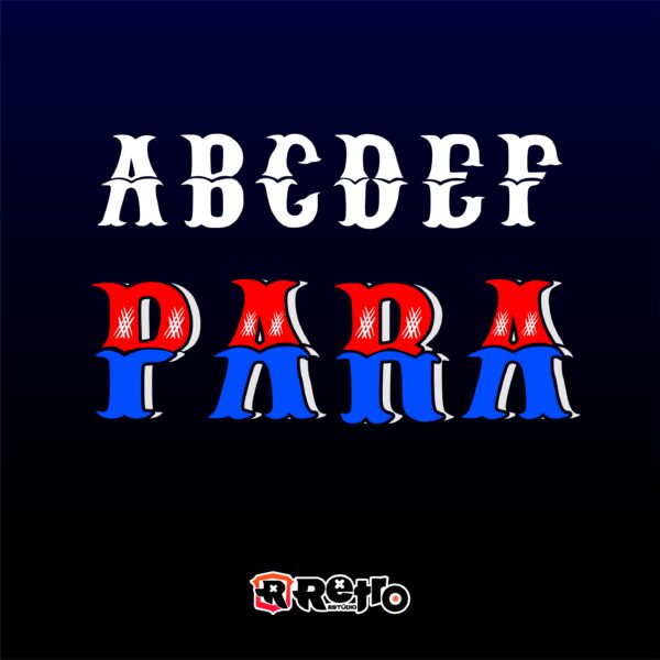 Maniva - Fonte abridor de letras - Estúdio Retro