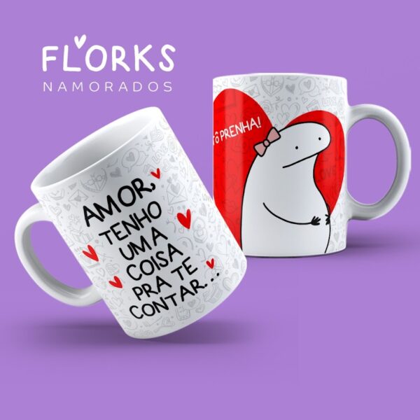 Pack 7 artes flork - dia dos namorados - caneca - Imagem 7
