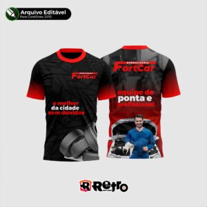 Camiseta borracharia red